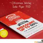 Christmas Winter Sale Flyer Psd Freebie | Psdfreebies Intended For Christmas Brochure Templates Free