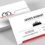 Clean Illustrator Business Card Design With Free Template Download for Visiting Card Illustrator Templates Download