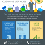 Cleaning Service Flyer with Commercial Cleaning Brochure Templates