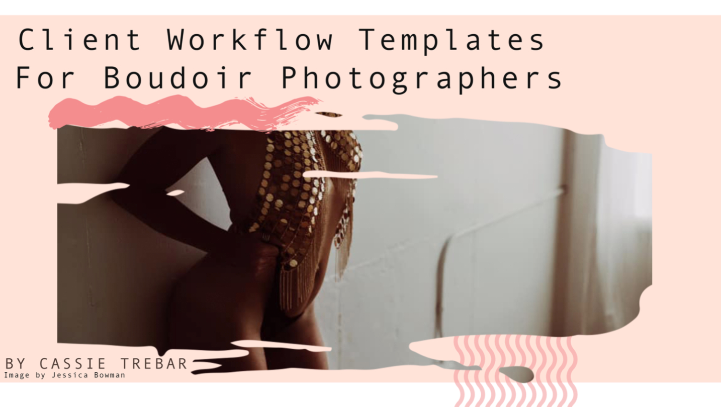 Client Workflow Templates For Boudoir Photographers For Photography Referral Card Templates