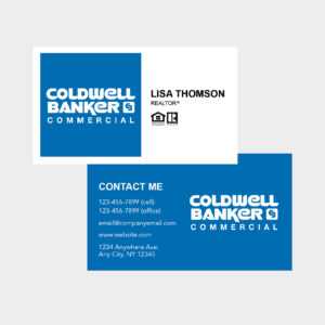 Coldwell Banker Business Card throughout Coldwell Banker Business Card Template