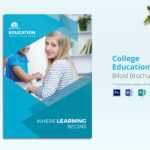 College Educational Brochure Template Regarding Brochure Design Templates For Education