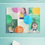 Colorful School Brochure – Tri Fold Template | Download Free For Play School Brochure Templates