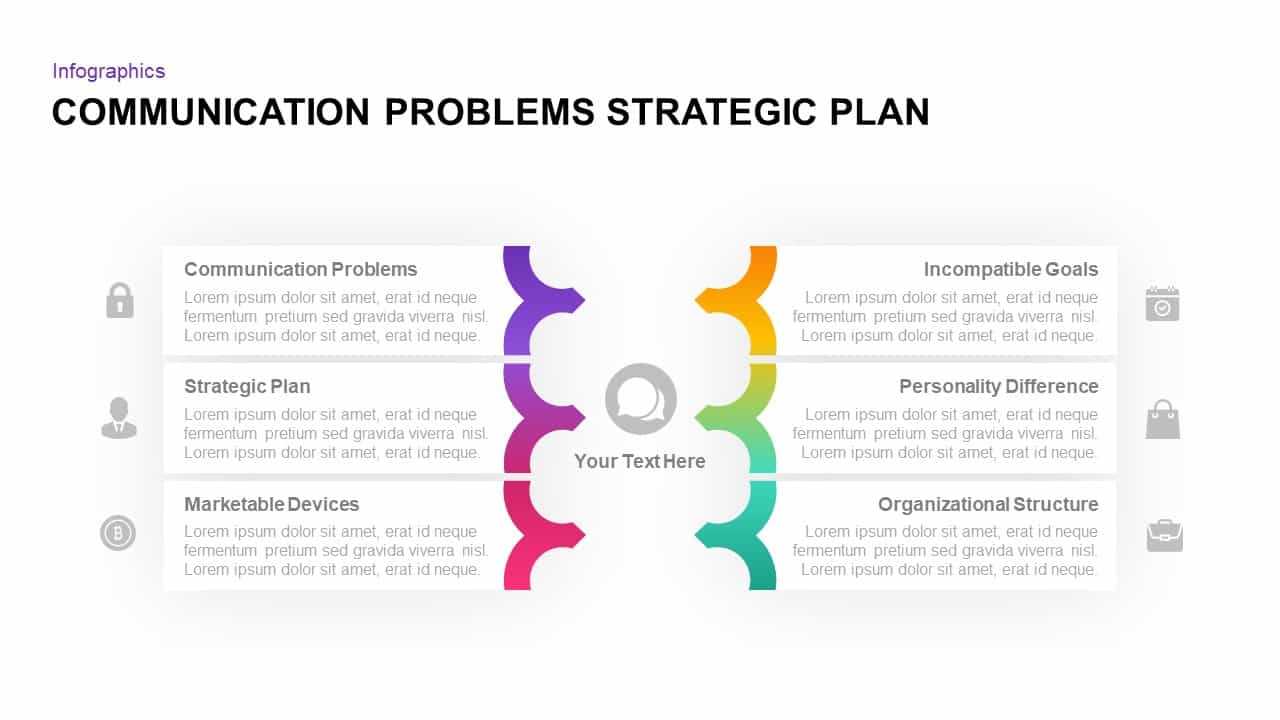 Communication Problems Strategic Plan Template – Slidebazaar Pertaining To Strategy Document Template Powerpoint