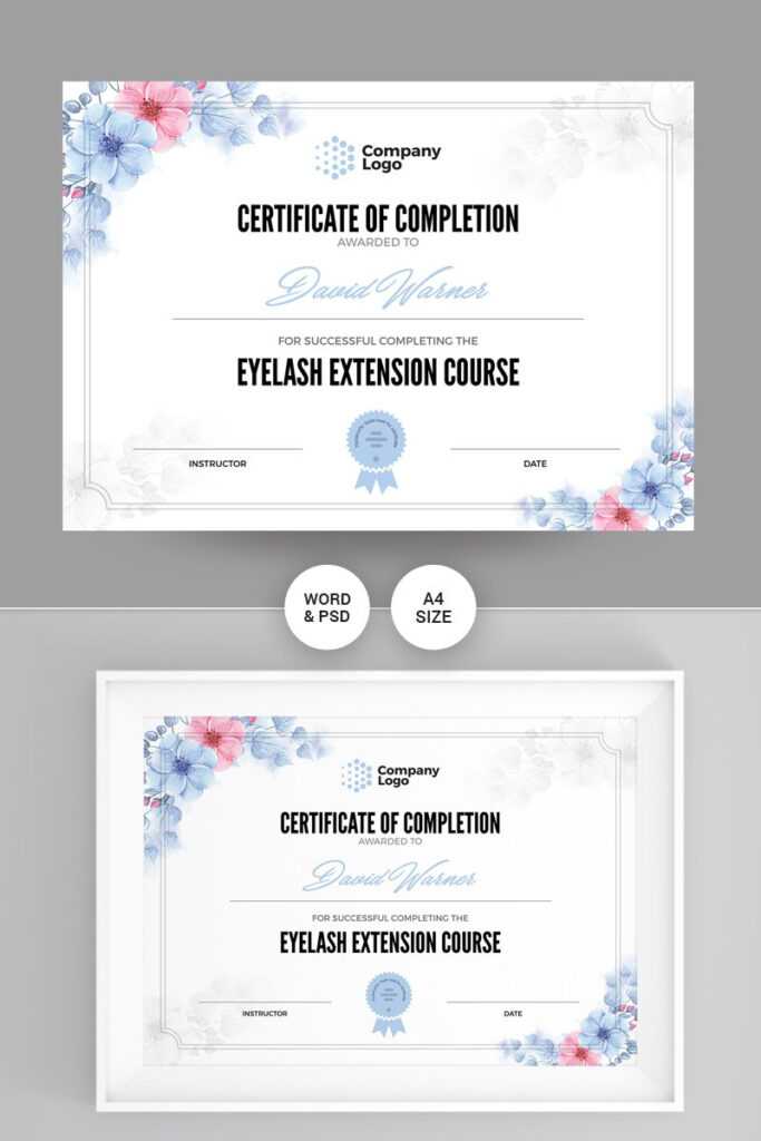 Landscape Certificate Templates