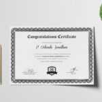 Congratulations Certificate Template With Regard To Congratulations Certificate Word Template