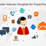 Contact Center Industry Powerpoint Template Throughout Powerpoint Templates For Communication Presentation