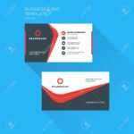 Corporate Business Card Print Template. Personal Visiting Card.. Inside Free Personal Business Card Templates