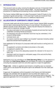 Corporate Credit Card Policy Template ] - Procurement Cards throughout Company Credit Card Policy Template