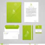 Corporate Identity Eco Design Template. Documentation For Inside Business Card Letterhead Envelope Template