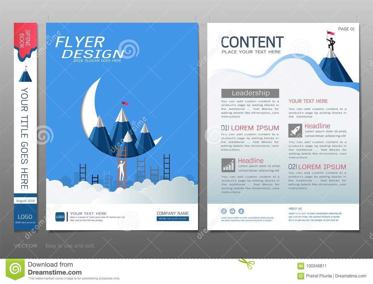 Covers Book Design Template Vector, Business Engineering For Engineering Brochure Templates Free Download