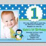 Create 1St Birthday Invitation Card For Free – Tomope Inside First Birthday Invitation Card Template