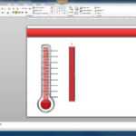 Create A Custom Thermometer Regarding Powerpoint Thermometer Template