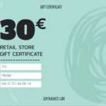 Create Personalized Gift Certificate Templates & Vouchers Pertaining To Custom Gift Certificate Template
