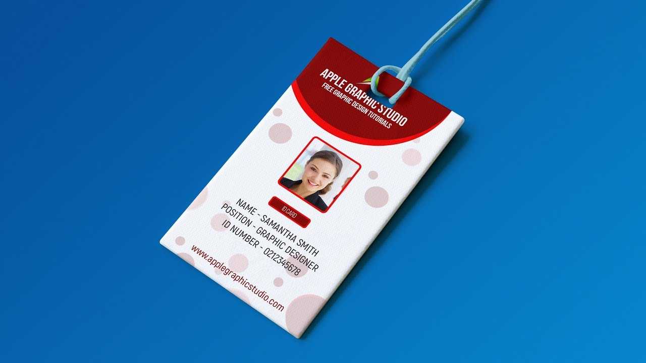 Create Professional Id Card Template – Photoshop Tutorial Regarding Free Id Card Template Word