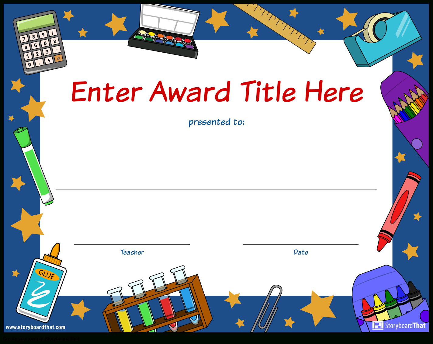 Create Student Awards | Printable Award Certificates Pertaining To Superlative Certificate Template