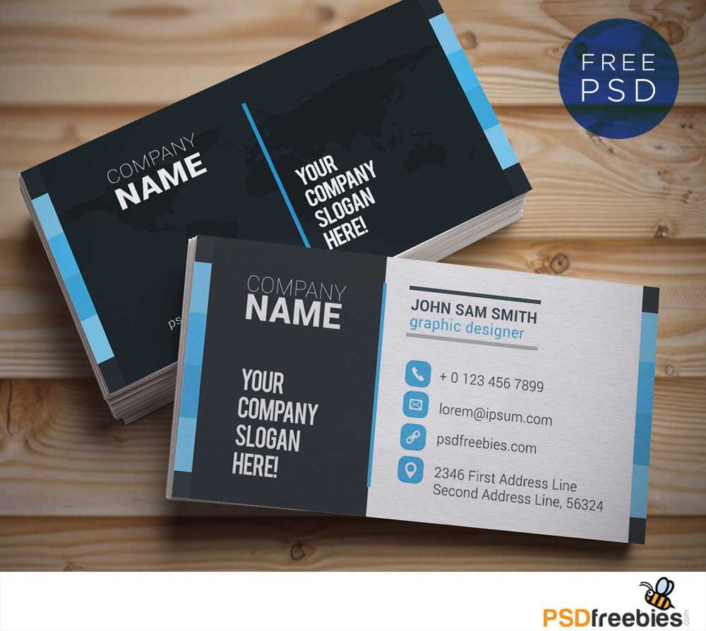 Creative And Clean Business Card Template Psd | Psdfreebies In Creative Business Card Templates Psd