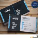 Creative And Clean Business Card Template Psd | Psdfreebies in Free Personal Business Card Templates