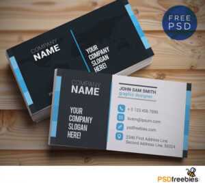 Creative And Clean Business Card Template Psd | Psdfreebies within Templates For Visiting Cards Free Downloads