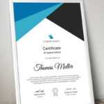 Creative Award Certificate Template Within Small Certificate Template