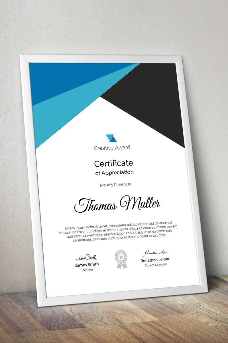 Creative Award Certificate Template Within Small Certificate Template