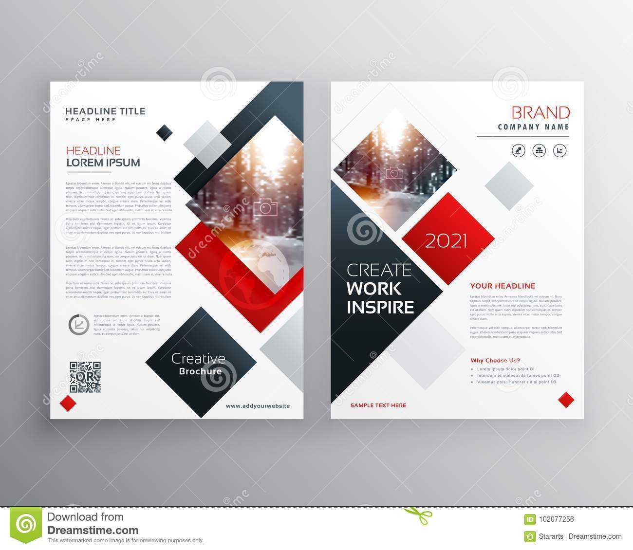 Creative Business Brochure Template Design In Size A4 Stock For Creative Brochure Templates Free Download