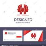 Creative Business Card And Logo Template Man, Face, Dual Throughout Shield Id Card Template
