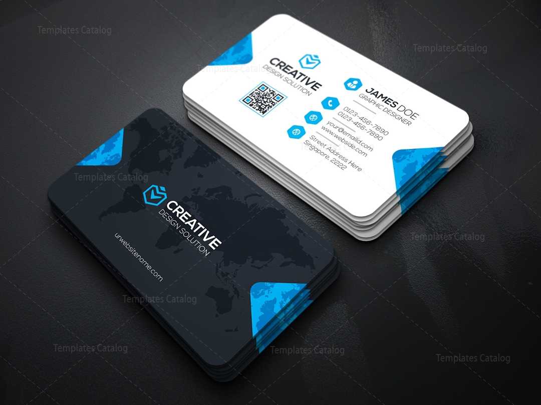 Creative Company Business Card Template 000036 In Company Business Cards Templates