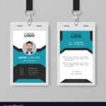 Creative Employee Id Card Template For Id Card Template Ai