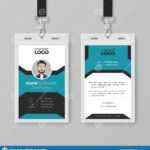 Creative Employee Id Card Template Stock Vector In Pvc Card Template