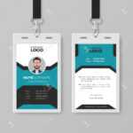 Creative Employee Id Card Template Within Work Id Card Template