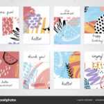 Creative Tropical Summer Cards Trendy Style Collage Hand Throughout Birthday Card Collage Template