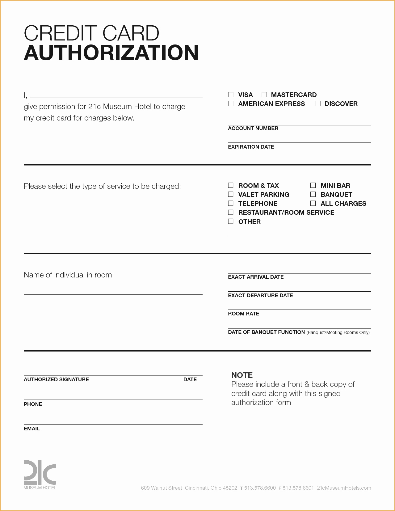 Credit Card Authorization Form – Fotolip With Credit Card Authorization Form Template Word