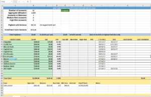 Credit Card Utilization Tracking Spreadsheet - Credit Warriors within Credit Card Statement Template Excel