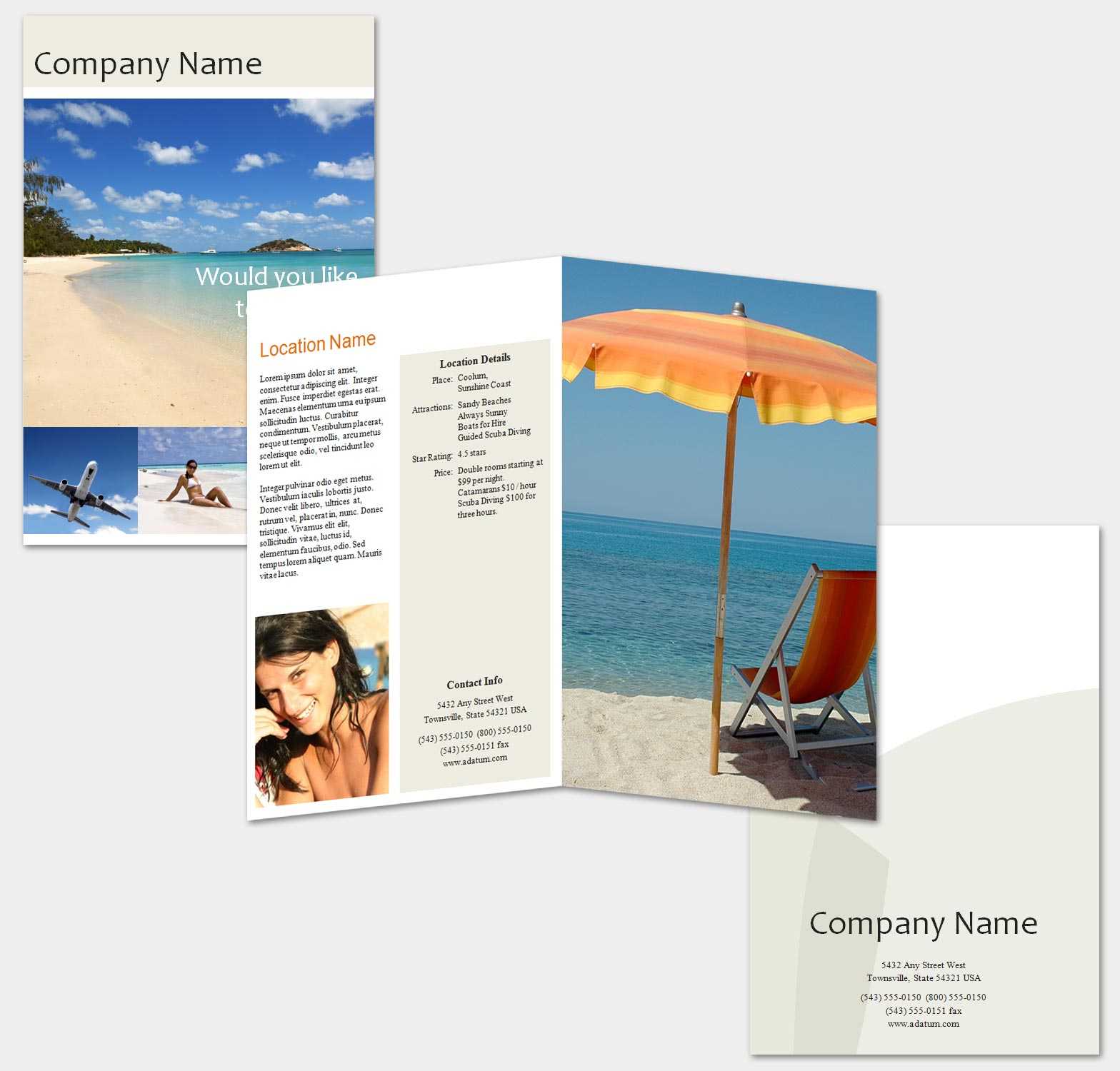 Cruise Travel Brochure Template Word Amp Publisher Brochure For Word Travel Brochure Template