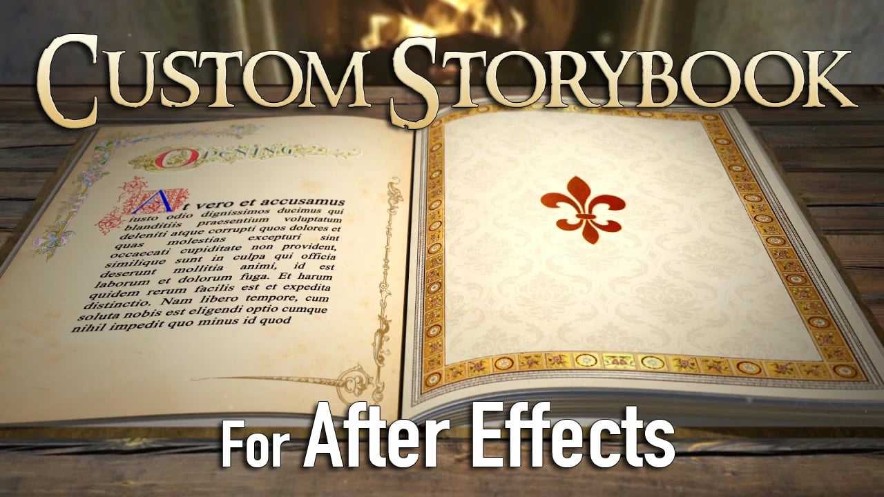 Custom 3D Fairy Tale Storybook (For After Effects) Intended For Fairy Tale Powerpoint Template