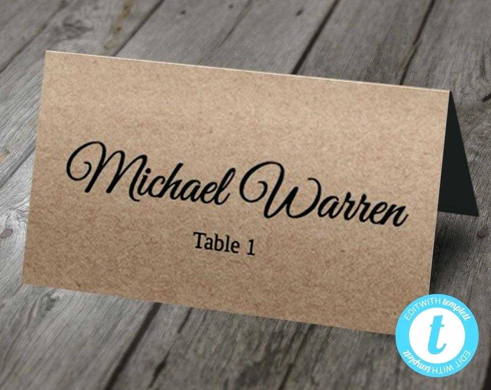 Custom 5 X 7 Table Tents Professional Quality Fast Tent With Free Template For Place Cards 6 Per Sheet