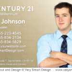 Custom Century 21 Business Card Templates With New C21 Logo 7D Within Real Estate Agent Business Card Template
