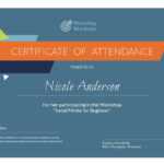 Customize Free Certificate Templates | Customize & Download For Certificate Of Participation In Workshop Template