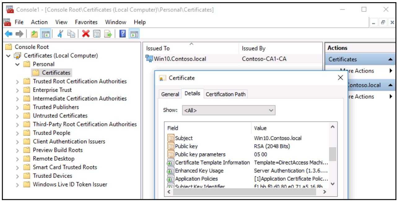 Глава 4. Сертификаты В Windows Server 2019 – Windows Server Within Certificate Authority Templates