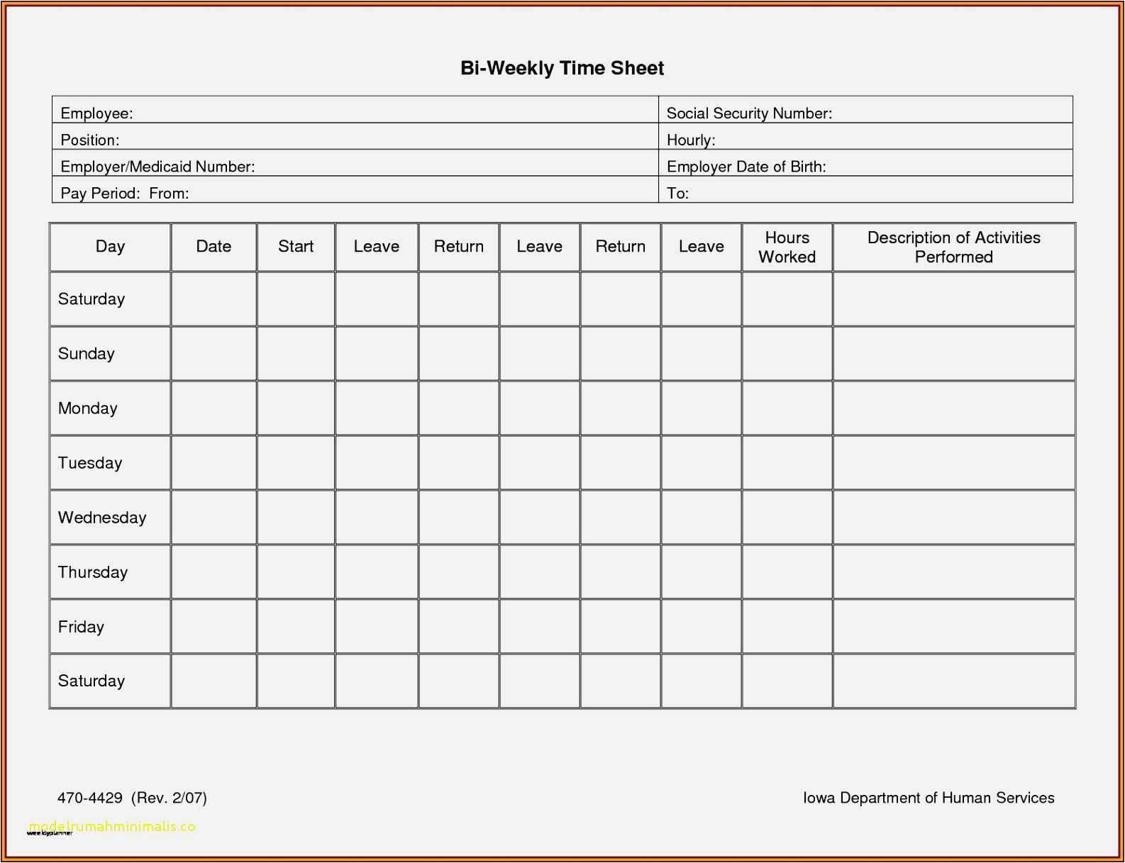 Daily Time Sheet Examples | Time Sheet Templates Pertaining To Weekly Time Card Template Free