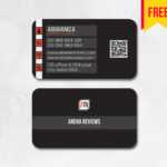 Dark Business Card Template Psd File | Free Download Within Name Card Template Psd Free Download