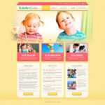 Day Care Responsive WordPress Theme Regarding Play School Brochure Templates