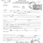 Death Certificate Cuba Iii With Marriage Certificate Translation Template