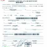 Death Certificate Honduras In Marriage Certificate Translation From Spanish To English Template
