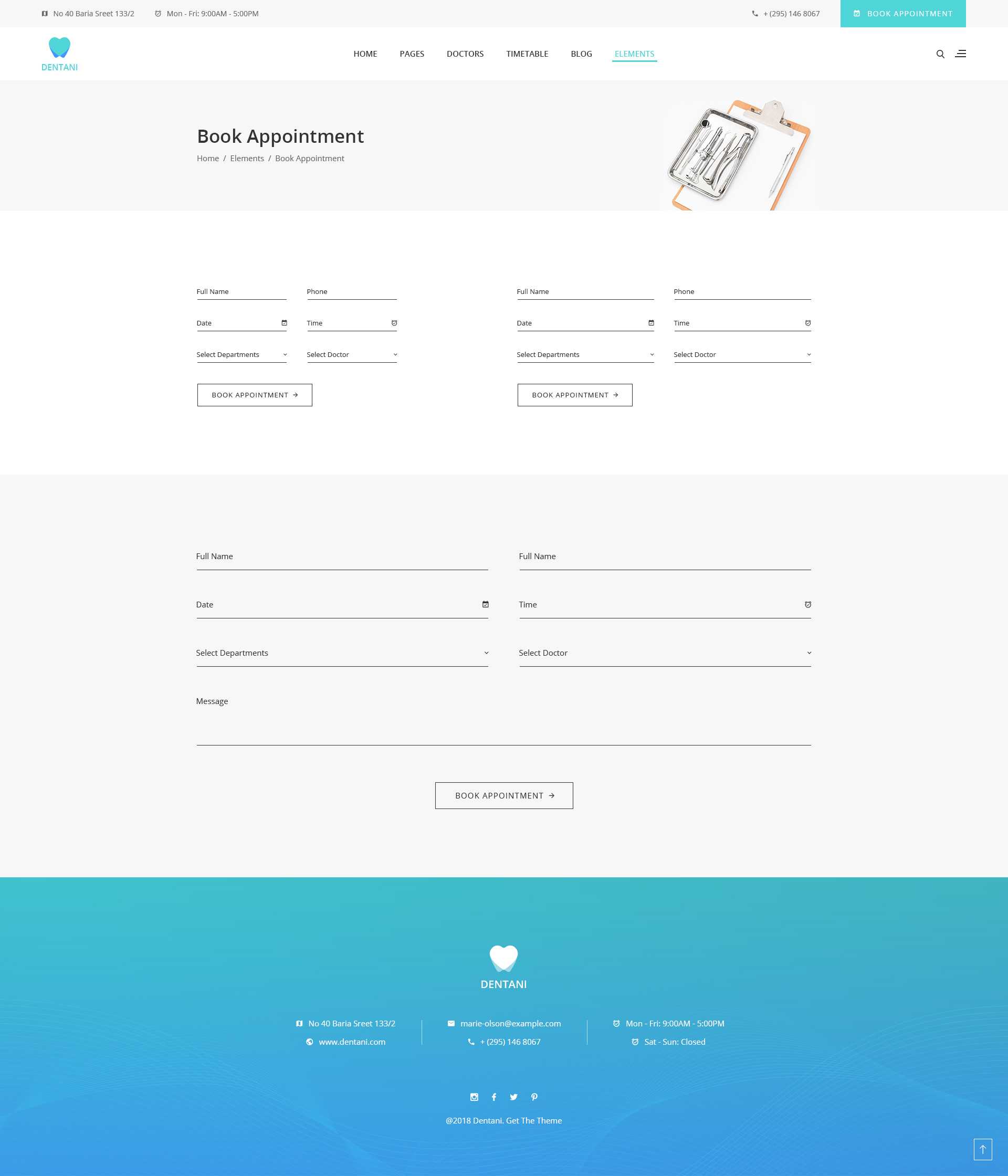Dentas | Dentist & Medical Psd Template Intended For Dentist Appointment Card Template