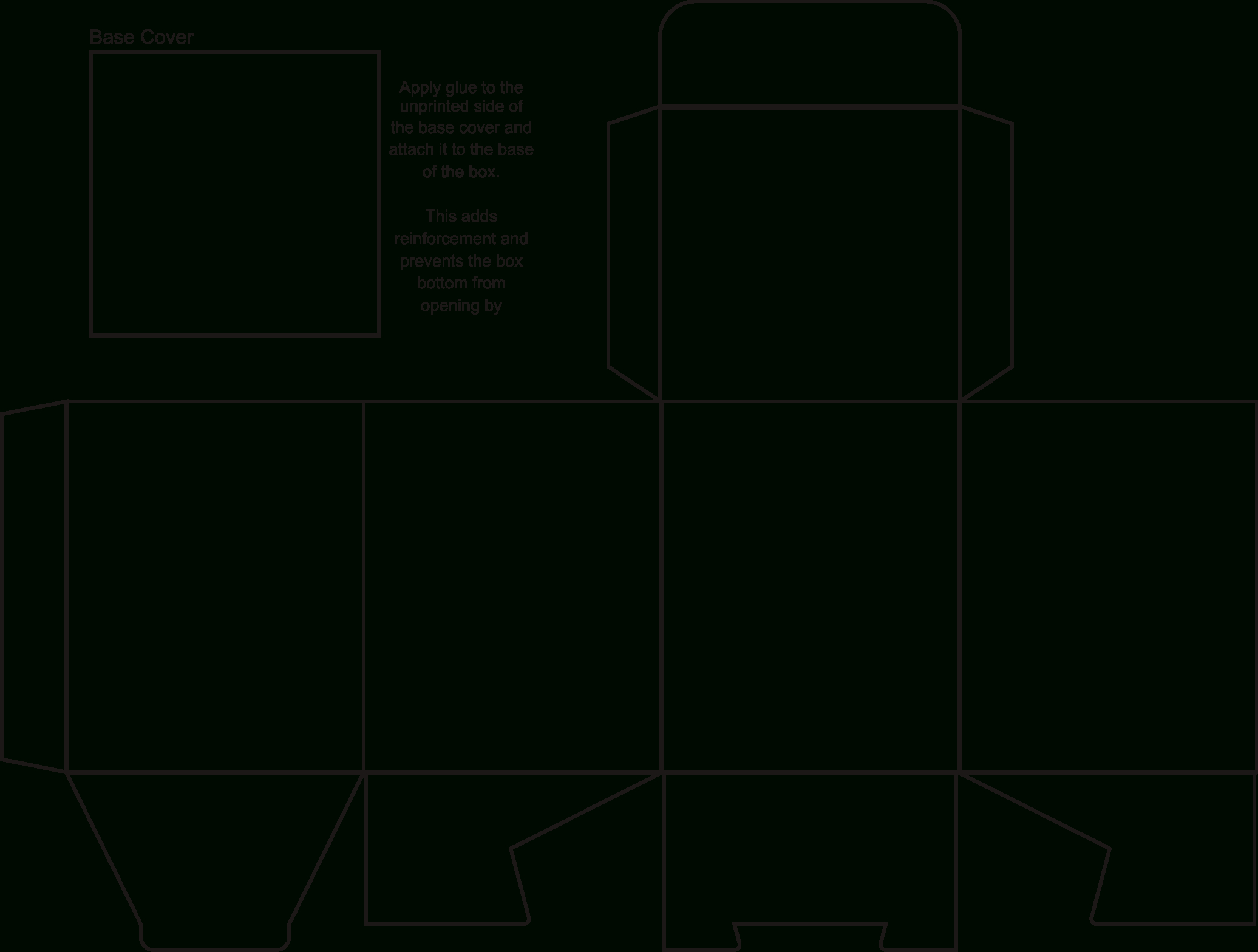 Dieline Of Cube Png, Picture #556078 Dieline Of Cube Png Pertaining To Card Box Template Generator