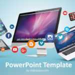 Digital Business & Social Media – Powerpoint Template Intended For Multimedia Powerpoint Templates