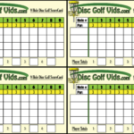 Discgolfvids Disc Golf Scorecards! For Golf Score Cards Template
