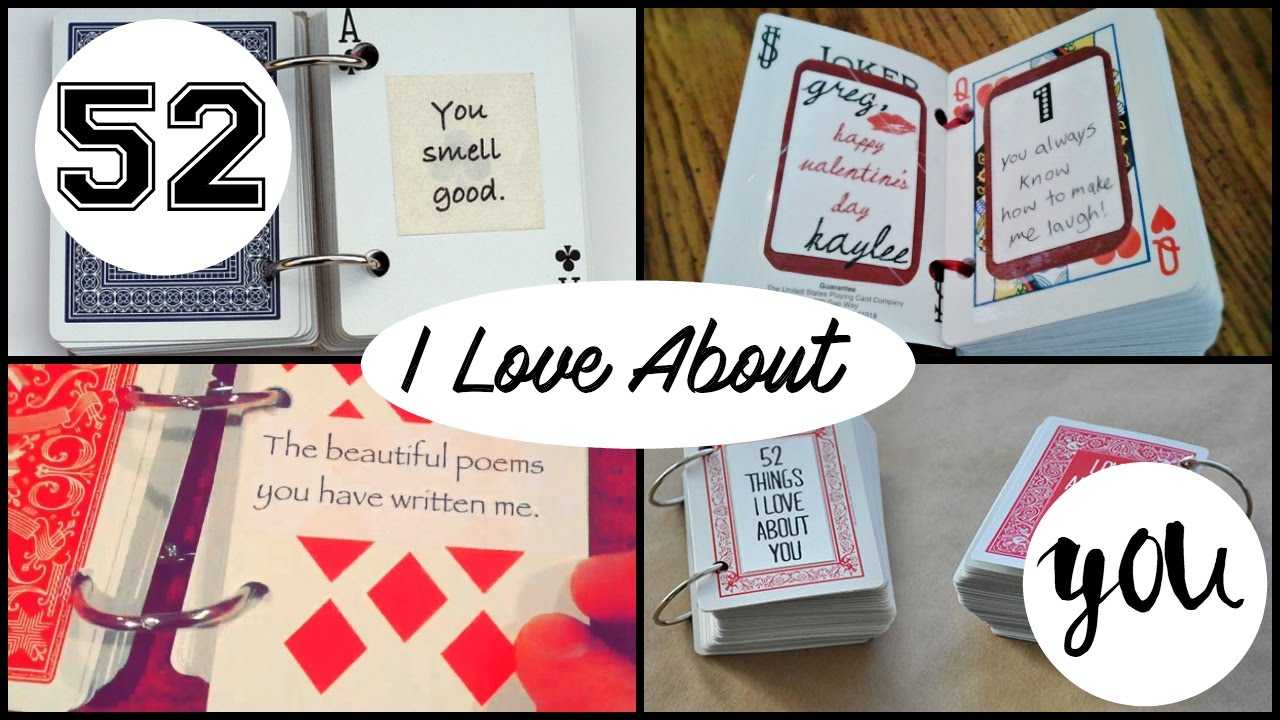Diy 52 Things I Love About You With Regard To 52 Things I Love About You Deck Of Cards Template